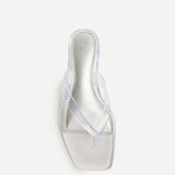 Cher Perspex Jelly Heeled Sandals