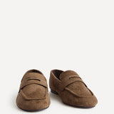 Clarify Brown Square Toe Loafers