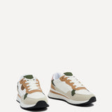 Clapham Beige Wedged Trainers