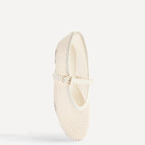 Clara Ivory Mesh Mary Jane Pumps