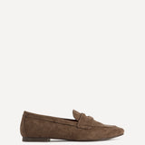 Clarify Brown Square Toe Loafers