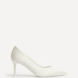 Classic Bridal Ivory Satin Court Heels