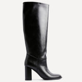 Cole Black Long Heeled Boots