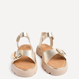 Comet Gold Chunky Sandals