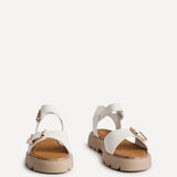 Comet White Chunky Sandals