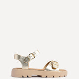 Comet Gold Chunky Sandals