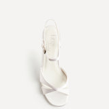 Compelled Bridal Ivory Stiletto Heeled Sandals
