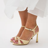 Compelled Lemon Stiletto Heeled Sandals
