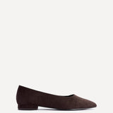Compete Wide Fit Brown Faux Suede Pumps