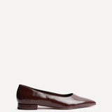 Compete Wide Fit Brown Faux Leather Pumps