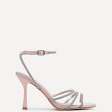 Cosmic Perspex Diamante Court Heels
