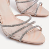 Cosmic Perspex Diamante Court Heels