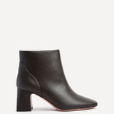 Cove Brown Faux Leather Ankle Boots