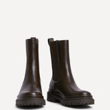 Command Brown Chunky Chelsea Boots