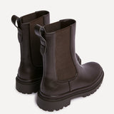 Command Brown Chunky Chelsea Boots
