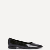 Compete Wide Fit Black Faux Leather Pumps