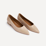 Compete Wide Fit Nude Faux Leather Pumps