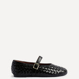Daily Black Faux Leather Mary Jane Pumps