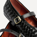 Daily Black Faux Leather Mary Jane Pumps
