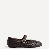 Daily Brown Faux Leather Mary Jane Pumps