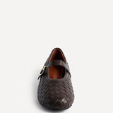Daily Brown Faux Leather Mary Jane Pumps