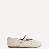 Daily Nude Fux Leather Mary Jane Pumps