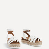 Dakota White Espadrille Sandals