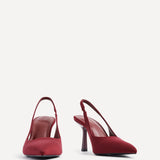 Dash Burgundy Scuba Court Heels