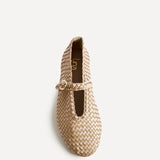 Debut Nude Handwoven Ballet Flats