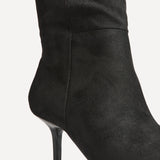 Define Black Stiletto High Leg Boots