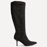 Define Black Stiletto High Leg Boots
