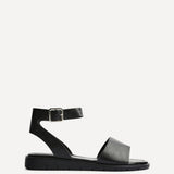 Denia Wide Fit Black Sandals