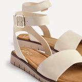 Denia Wide Fit Nude Sandals