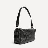 Dignity Black Diamante Shoulder Bag