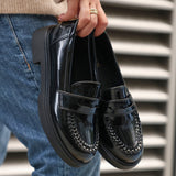 Direction Black Patent Loafers