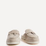 Dover Mocha Faux Fur Mule loafers