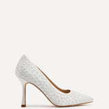 Dreaming Bridal Ivory Hot Fix Pearl Court Heels
