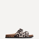 Drift Leopard Print Slider Sandals