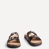 Drift Leopard Print Slider Sandals