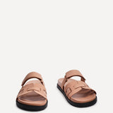 Essential Dusky Pink Faux Suede Sandals