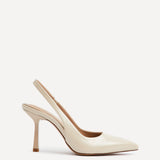 Dash Nude Faux Leather Court Heels