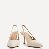 Dash Nude Faux Leather Court Heels