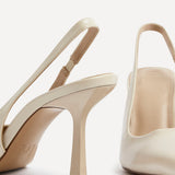 Dash Nude Faux Leather Court Heels