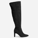 Demand Black Long Heeled Boots