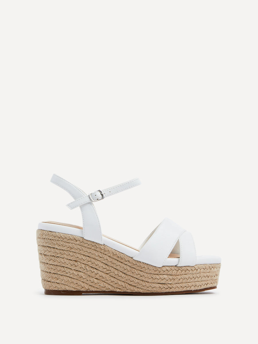 Desert Wide Fit Faux Leather Wedges