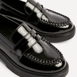Direction Black Patent Loafers