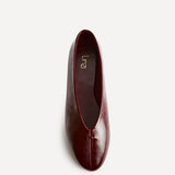 Ease Burgundy Ballet Pumps