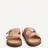 Echo Dusky Pink Double Buckle Sandals