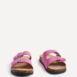 Echo Fuchsia Double Buckle Sandals