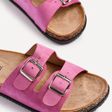 Echo Fuchsia Double Buckle Sandals
